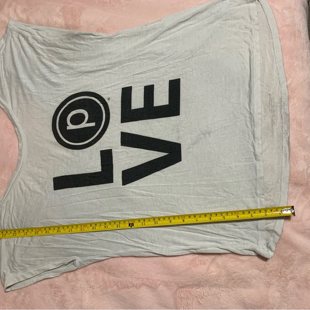 Pure Barre white Tee with Black Logo